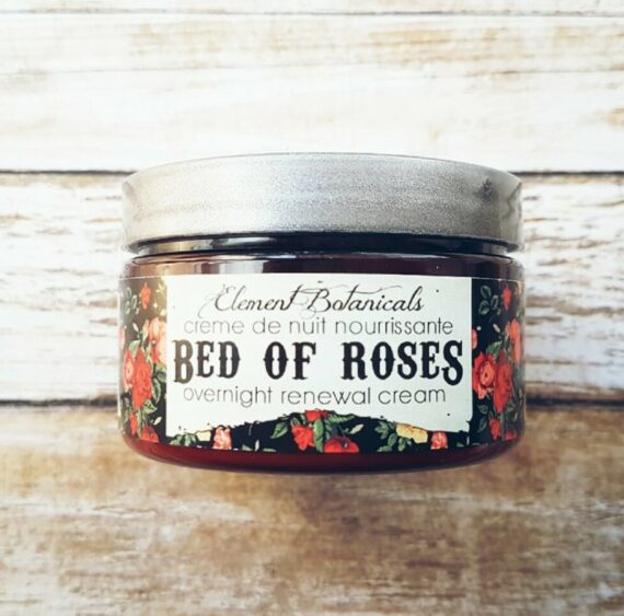 crème de nuit nourissante bed of roses element botanicals glup montréal