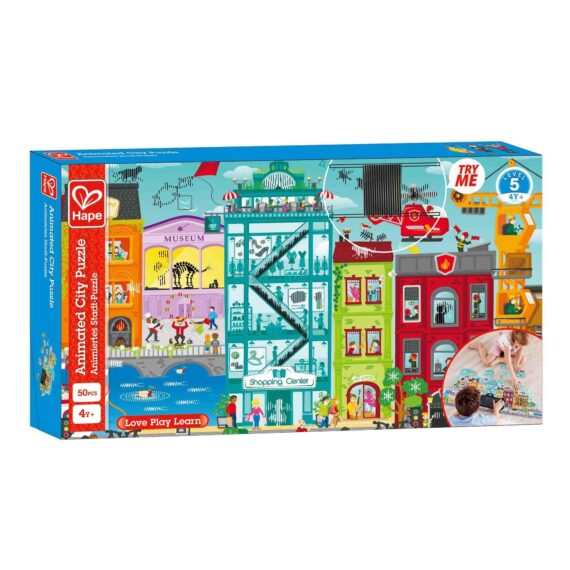 Puzzle Ville animée Hape -Glup Montréal