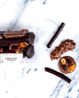 assortiments de gourmandises chocolat boreal glup montréal