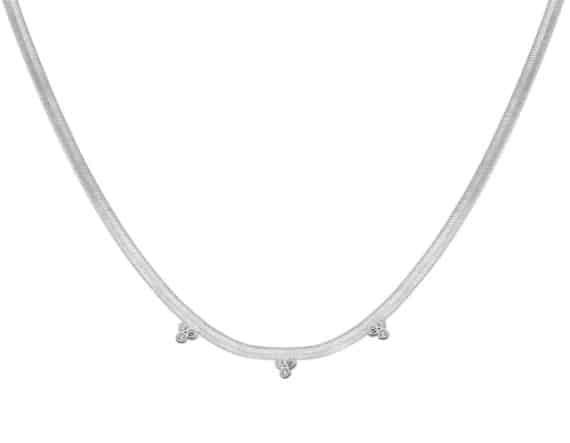 Collier Chaine serpentine argent lost and Faune Glup Montreal
