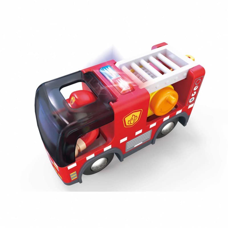 hape fire truck with siren 1