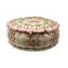 Pouf Coussin Rose et Fleurs