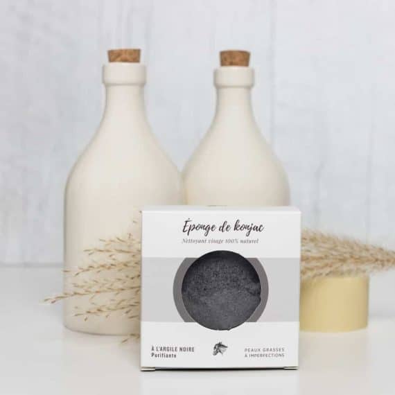 Eponge Konjac Noire Glup Montreal