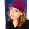 Casquette en lin Aubergine Adulte Caribou – Image 2