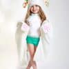 Serviette de Bain Lapin en ratine 2 ans et plus