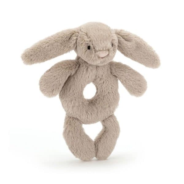 Peluche Beige Hochet jellycat Glup Montreal