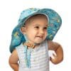 Chapeau avec cache cou Enfant Méduses-UPF50- FlapJackkids – Image 2