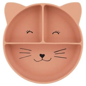 Assiette en silicone avec Succion forme de chat-Trixie