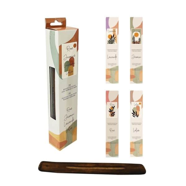 Ensemble de départ bâtons d'encens- 4 fragrances-Nostalgia