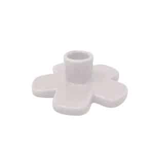 bougeoir blanc forme de fleurs-Nostalgia