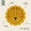 Assiette en silicone avec Succion forme de lion-Trixie