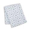 Couverture en Mousseline bleuets Lulujo – Image 2