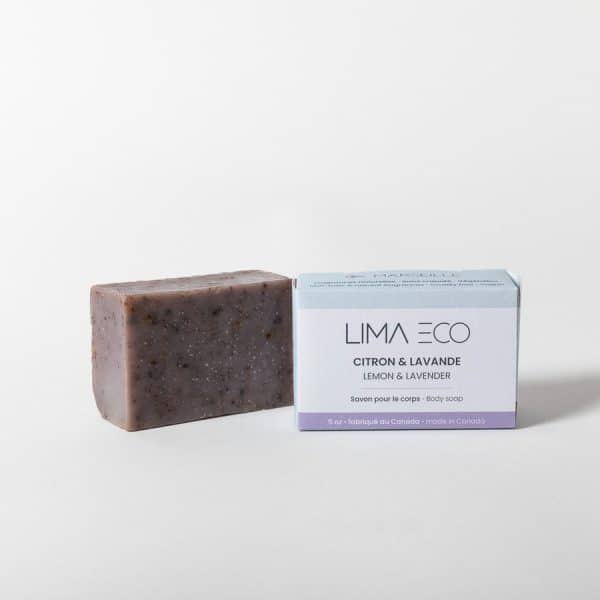 Savon exfoliant citron et lavande - Lima Eco – Image 2
