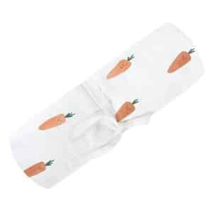 Mousseline de coton carottes- Perlimpinpin