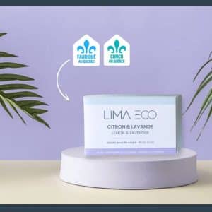Savon exfoliant citron et lavande - Lima Eco
