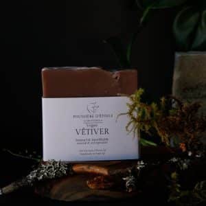 Savon Vétivier -Savonnerie Poussière d'Étoile