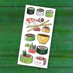 Tatouage Temporaire minis sushis-Pico
