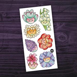 Tatouage Temporaire filles-fleurs-Pico